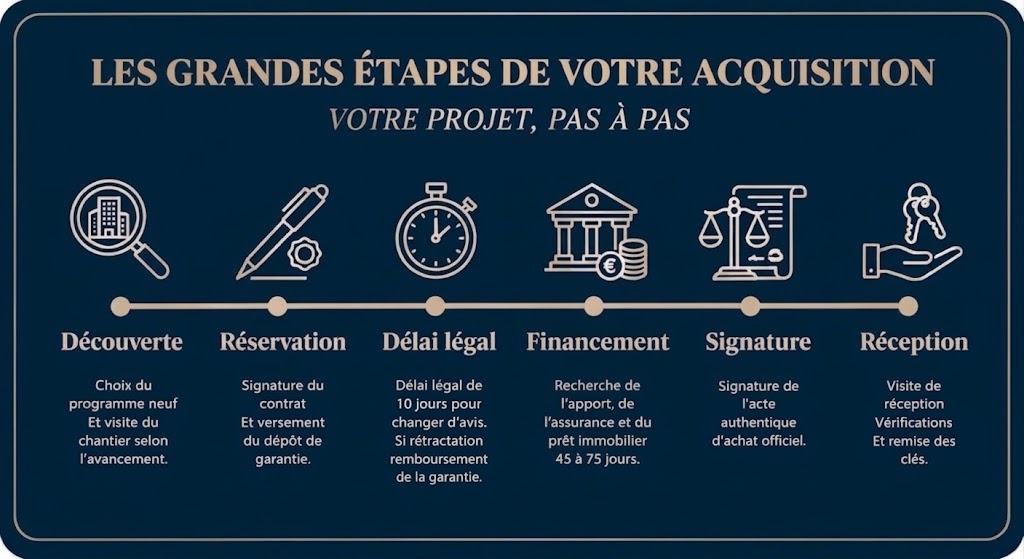 Les grandes &eacute;tapes de votre acquisition - Financement