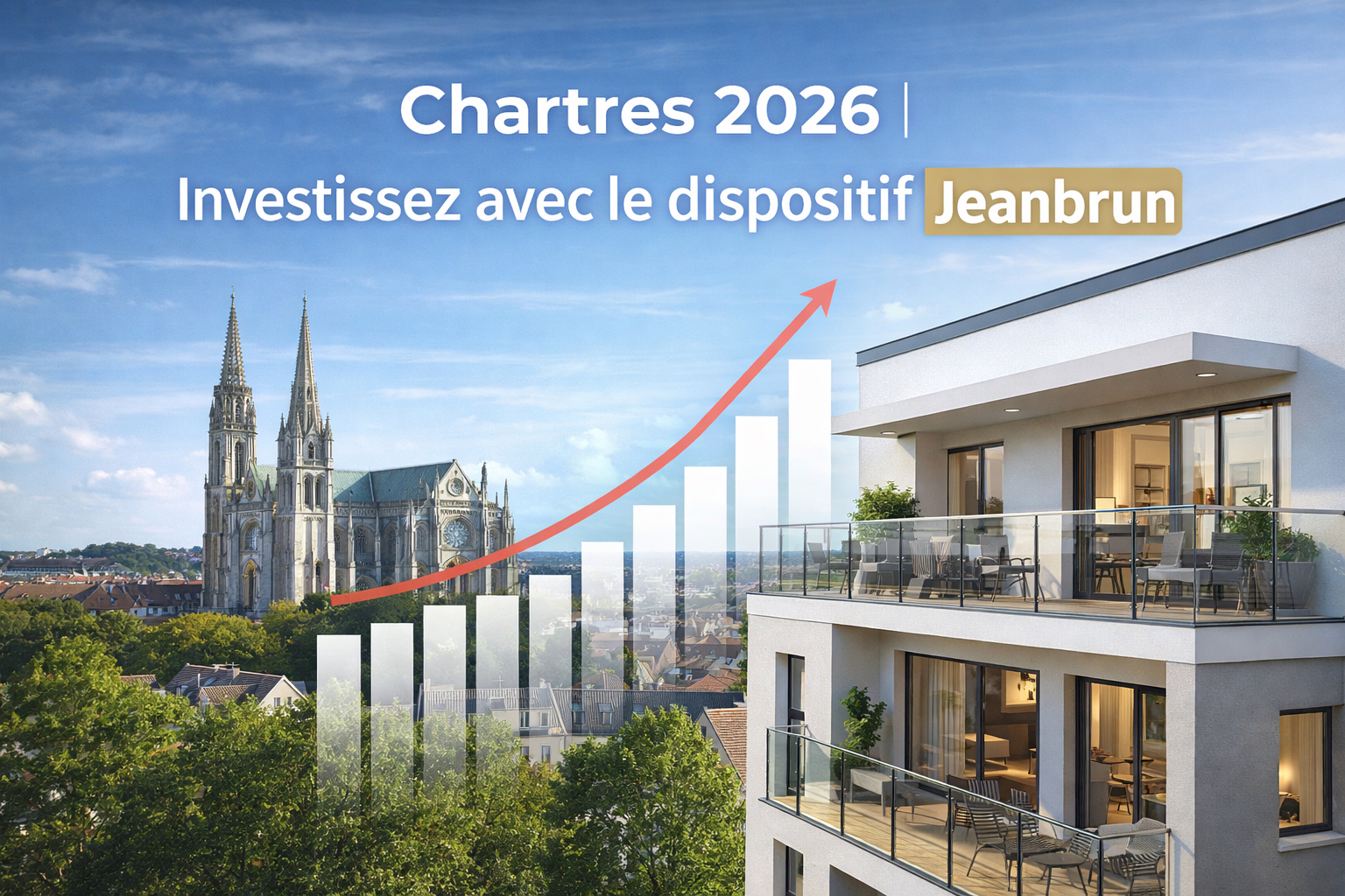 Investir dans l’immobilier neuf à Chartres grâce au dispositif Jeanbrun
