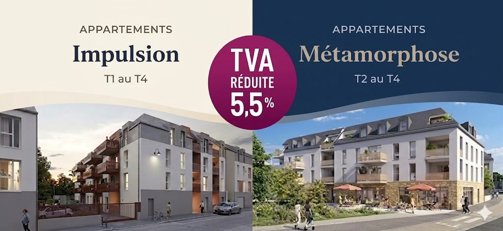 Nos opportunités en immobilier neuf à Dreux : Métamorphose & Impulsion