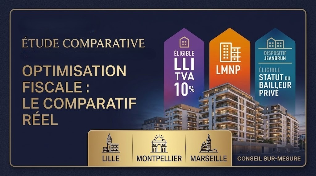Investissement & défiscalisation à Marseille ; Lille et Montpellier